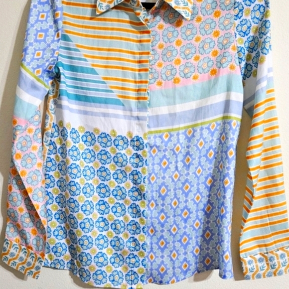 Parcelle Patchwork Print Blouse - Picture 5 of 5